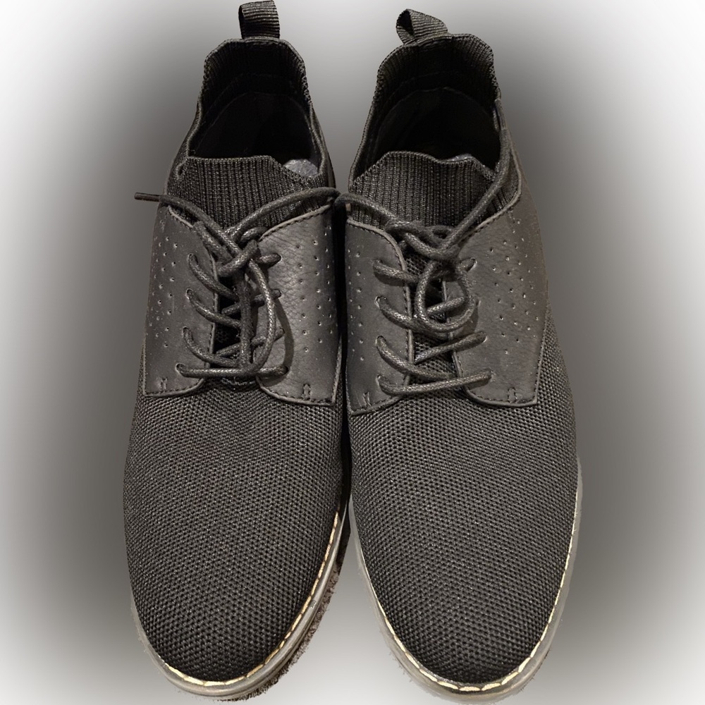 Steve Madden Brugby boys oxfords black size 6 youth